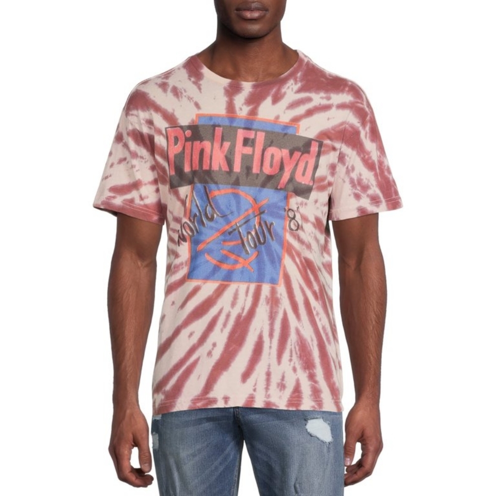 Pink Floyd World Tour Men's Tie Dye T-Shirt
